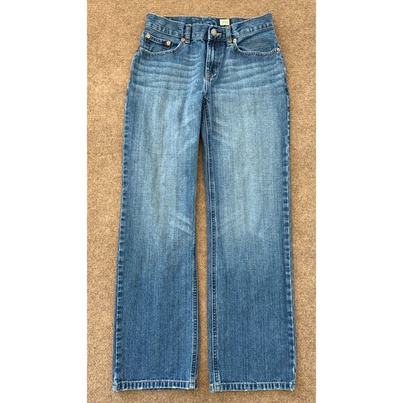 Polo Ralph Lauren 867 Jeans Womens 14 Straight Leg Prewashed Indigo Denim - Picture 1 of 7